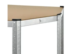 Juskys Eckregal Lagerregal Corner Basic 180 x 70 x 40 bis 70 cm