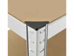 Juskys Lagerregal Basic 200 x 100 x 60 cm Verzinkt