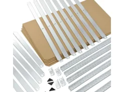 Juskys Lagerregal Basic 200 x 100 x 60 cm Verzinkt