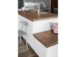 Kaindl Arbeitsplatte Cortenstahl 410 cm x 60 cm x 3,8 cm