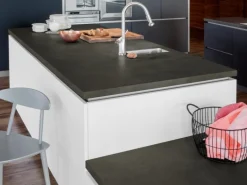 Kaindl Arbeitsplatte CPL 180 cm x 62 cm x 2,8 cm Beton Terragrau