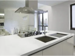 Kaindl Arbeitsplatte Kristallweiß 410 cm x 63,5 cm x 3,8 cm