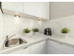 Kaindl Arbeitsplatte Marmor Makrana 410 cm x 60 cm x 3,8 cm