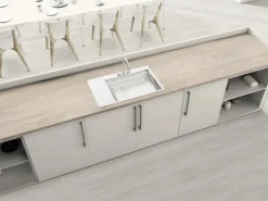 Kaindl Arbeitsplatte Travertin Alcamo 410 cm x 60 cm x 3,8 cm