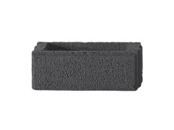 Kann Gartenmauer Normalstein Anthrazit 50 cm x 20 cm x 25 cm