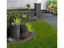 Kann Gartenmauer Normalstein Anthrazit 50 cm x 20 cm x 25 cm