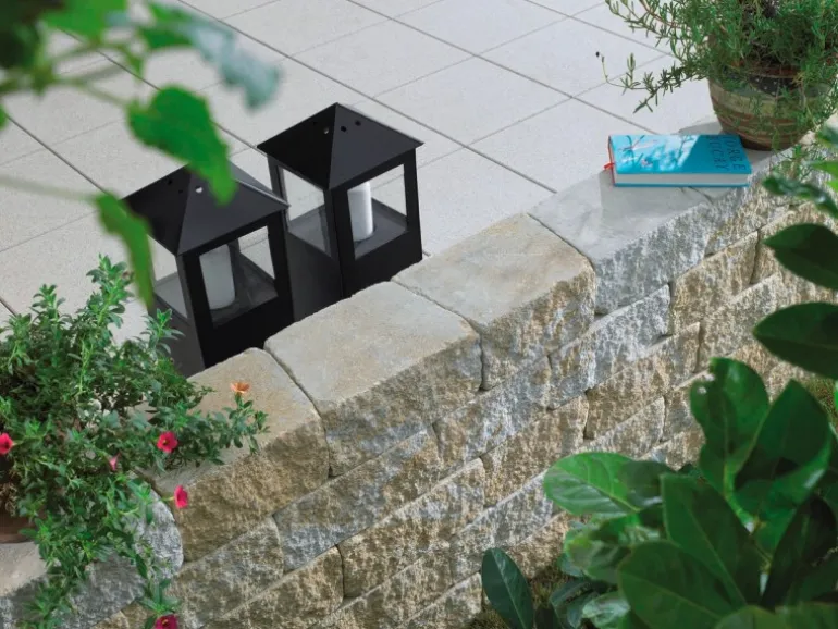 Kann Mauerstein "Vigneto" Sandsteingelb 24 cm x 18 cm x 12 cm