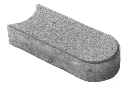 Kann Mähkante "Mini" Grau 24 cm x 10 cm x 4,5 cm