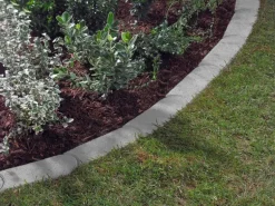 Kann Mähkante "Mini" Grau 24 cm x 10 cm x 4,5 cm