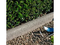 Kann Rasenkantenstein Beton Grau abgerundet 30 cm x 100 cm x 5 cm