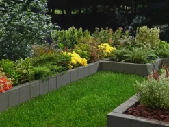 Kann Rechteck Palisadenrandstein Anthrazit 6 cm x 25 cm x 50 cm