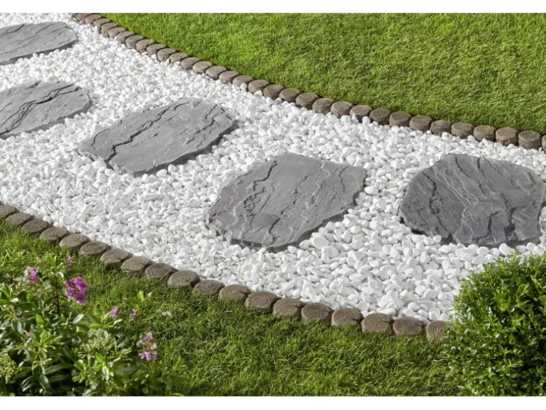 Kann Trittplatte Nativa Natursteinoptik Grau-Nuanciert 56 x 42 x 4 cm