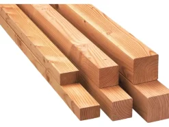 Kantholz Lärche 4-seitig gehobelt 90 mm x 90 mm x 2.000 mm