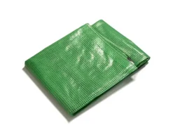 KARAT Abdeckplane Leno Extra Reißfest Wasserdicht mit Ösen 240 g/m² Grün 6 x 10 m