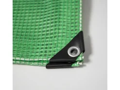 KARAT Abdeckplane Leno Extra Reißfest Wasserdicht mit Ösen 140 g/m² Grün 2 x 3 m