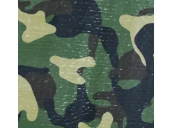 KARAT Abdeckplane Wasserdichte Plane mit Ösen 100 g/m² Camouflage 3 x 5 m