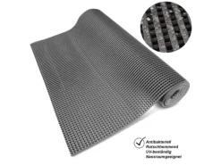 KARAT Antirutschmatte Adria Arbeitsplatzmatte für Nasszonen Witterungsbeständig Grau 120 x 100 cm