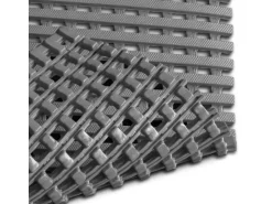 KARAT Antirutschmatte Adria Arbeitsplatzmatte für Nasszonen Witterungsbeständig Grau 120 x 500 cm