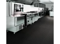 KARAT Antirutschmatte Multi Grip Antibakteriell 13,5 mm Stärke Schwarz 120 x 600 cm