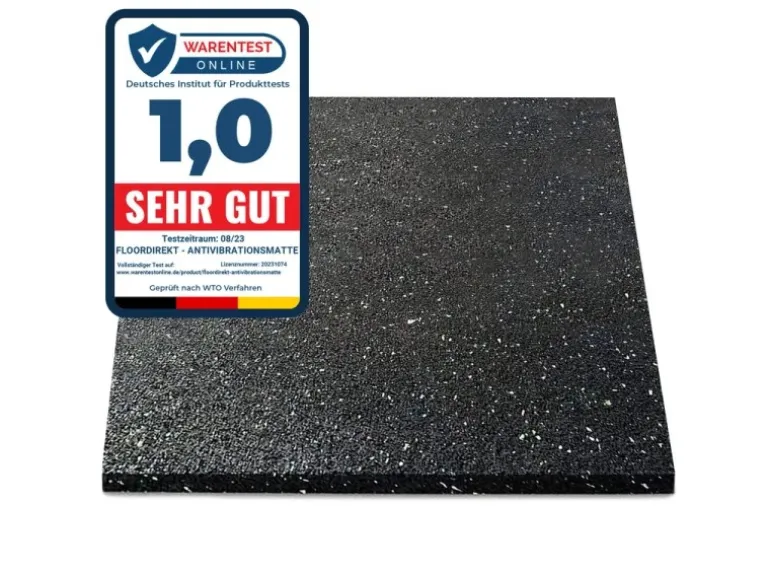 KARAT Antivibrationsmatte Schallschutzmatte nach Maß Stärke 0,5 cm 125 x 450 cm