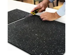 KARAT Antivibrationsmatte Schallschutzmatte nach Maß Stärke 1 cm 125 x 950 cm