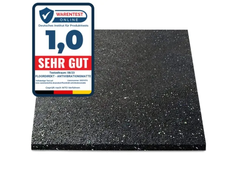 KARAT Antivibrationsmatte Schallschutzmatte nach Maß Stärke 0,5 cm 125 x 100 cm