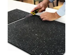 Karat Bautenschutzmatte Gummigranulatmatte Universal Reißfest Schimmelresistent 62,5 x 450 x 0,5 cm