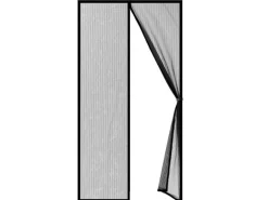 KARAT Fliegengitter Sam Gestreift Klebemontage Klettverschluss 90 x 220 cm