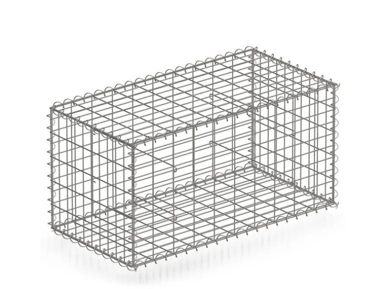 KARAT Gabionenkorb Lenox Steinkorb Zaun Sichtschutz Verzinkt 100 x 50 x 50 cm