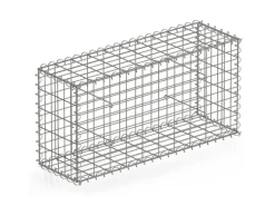 KARAT Gabionenkorb Lenox Steinkorb Zaun Sichtschutz Verzinkt 100 x 50 x 30 cm