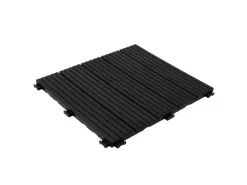 Karat Klickfliese Claire - Wetterbeständige Terrassenfliese - Grau 30 x 30 cm