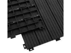 Karat Klickfliese Claire - Wetterbeständige Terrassenfliese - Grau 30 x 30 cm