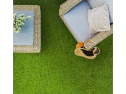 Karat Klickfliese Gras-Design - Wetterbeständige Terrassenfliese - 30 x 30 cm