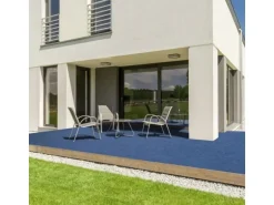 Karat Rasenteppich Farbwunder PRO Zuschnitt Kunstrasen 100 x 100 cm Blau