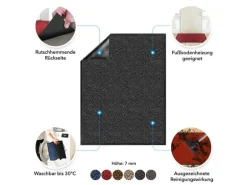 Karat Schmutzfangmatte SKY - Ocker-Schwarz 90 x 600 cm