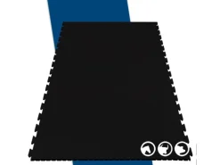 KARAT Stallmatte aus Gummi Pontiac Wasserbeständig Zweiseitiges Interlocking 122 x 182 cm