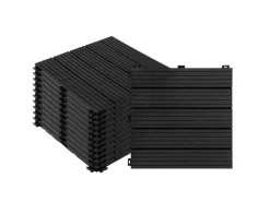 KARAT Terrassenfliesen Claire Wetterfest 30 x 30 cm Grau 11er-Set 1 m²