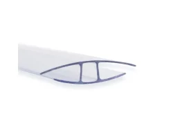 KARAT Verbinder für Doppelstegplatten Hohlkammerplatten - H-Profil 121 cm Länge 6 mm Stärke