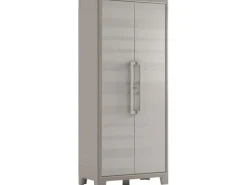 KIS Kunststoffschrank Gulliver Sandbeige 80 x 44 x 182 cm 4 Böden