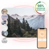 Klarstein Wonderwall Air Art Smart Infrarotheizung 80x60 cm 500 W Wandmontage App-Steuerung Motiv Berg Weiß