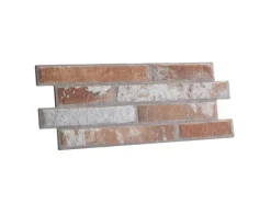 Klimex Verblender Feinsteinzeug UltraStrong Long Brick 40 cm x 16 cm Weiß-Braun