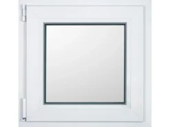 KM Meeth Kunststofffenster CL7 Weiß 100 cm x 50 DIN links Uw-Wert 0,90