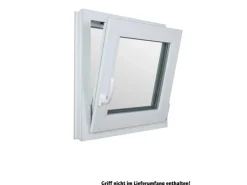 KM Meeth Kunststofffenster CL7 Weiß 100 cm x 50 DIN rechts Uw-Wert 0,90