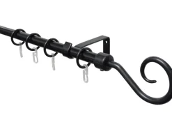 Komplettstilgarnitur Hook Ø 13/16 mm Schwarz 130 cm - 240 cm
