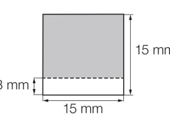Kompriband 15 x 3 - 15 mm Länge 12 m