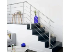 Kordo Geländerset 2m Alu Bodenbefestigung Alu Inoline