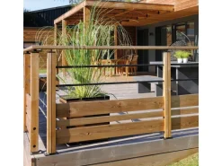 Kordo Handlauf Tannenholz der Geländerserie Moka