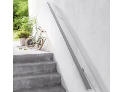 Kordo Wandhandlauf-Set Aus Eloxiertem Aluminium Und Stützen Inga