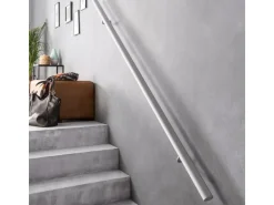 Kordo Wandhandlauf-Set Aus Eloxiertem Aluminium Und Stützen Inga