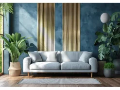 Kovalex Akustik Wall foliert Metall Gold